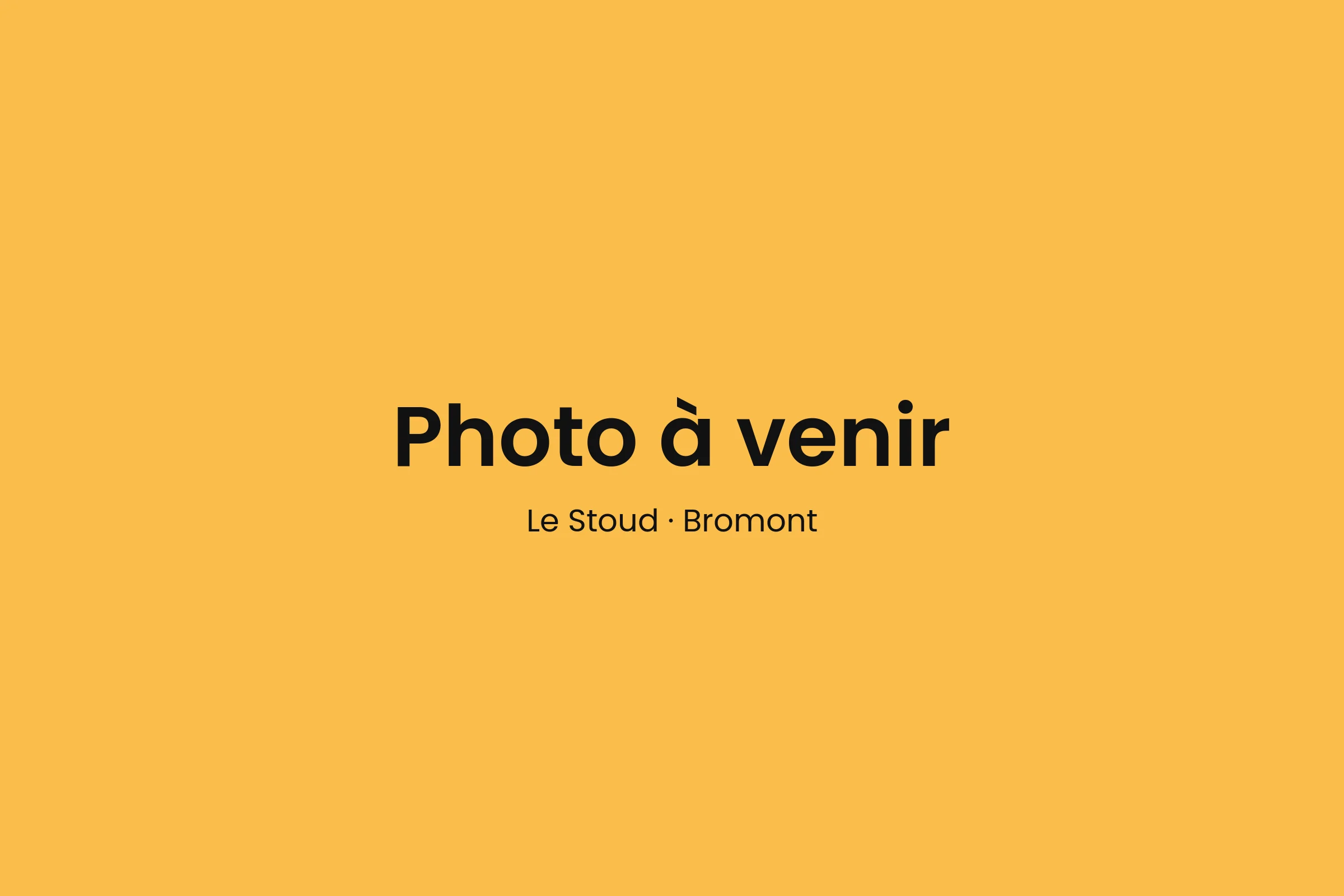 Photo à venir